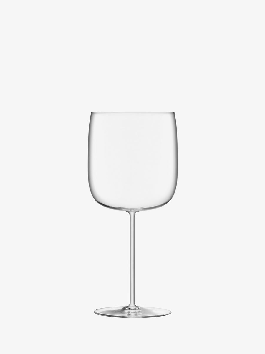 The lsa-international Grand Cru Glass, featuring a tall stem and wide bowl, is centered on a plain white background.