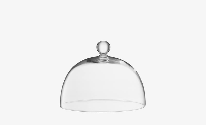 Transparente LSA International 15 cm Vienna Soporte para Tartas y de cúpula de 
