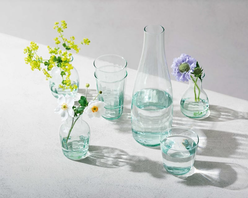Mini Vase Trio H11.5cm, Recycled | Mia Collection | LSA Interior