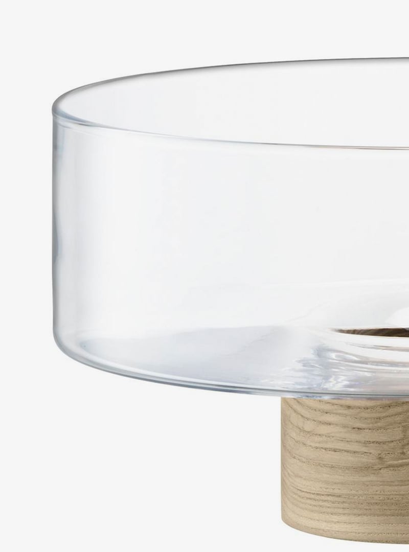 Pedestal Bowl 25cm/H14.2cm, Clear Lotta Collection LSA Tableware