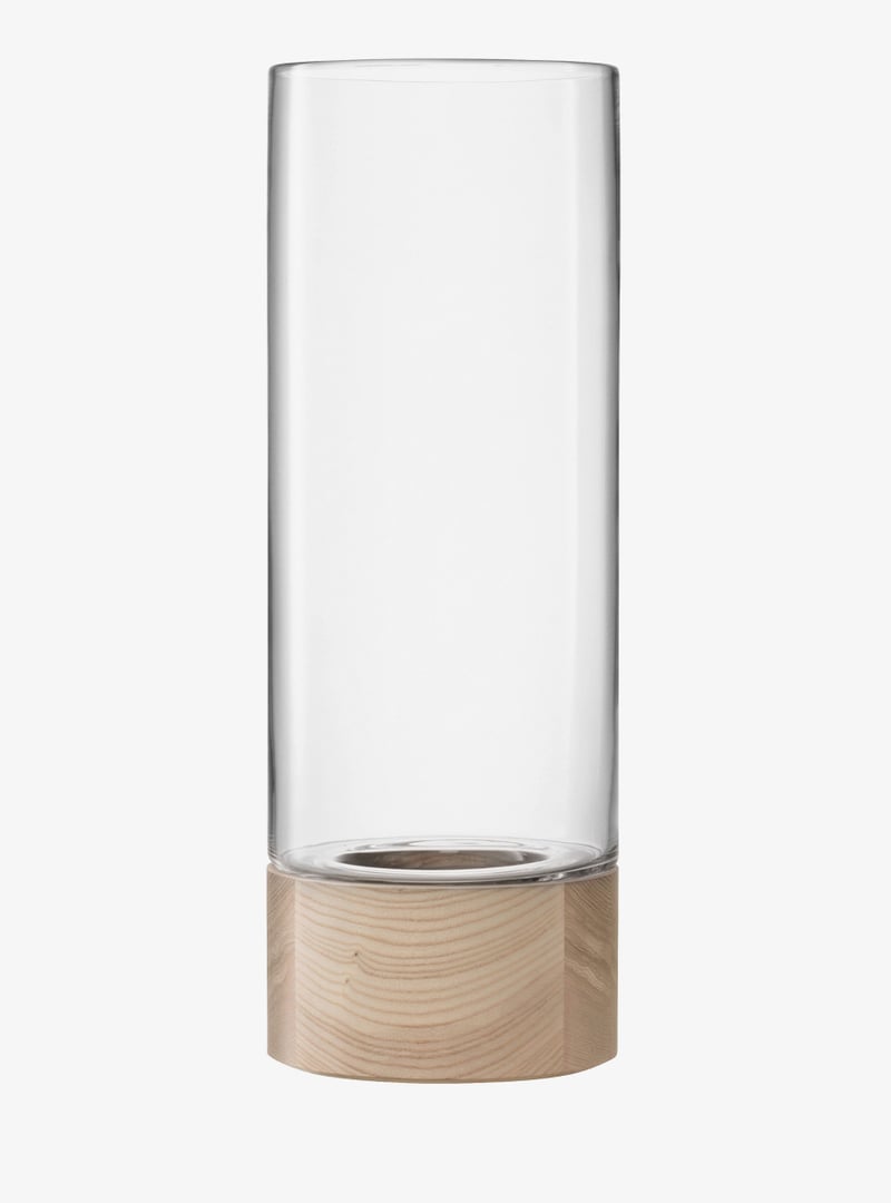 Vase/Lantern & Ash Base H24.5in, Clear Lotta LSA Interior