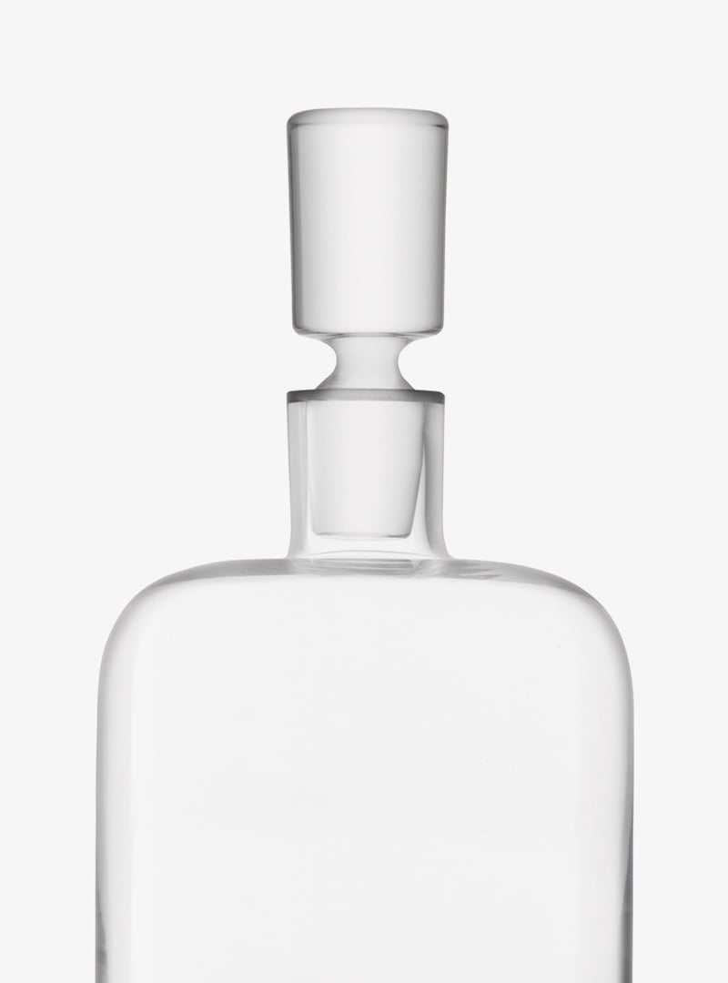 Renfrew Decanter & Walnut Base 1.1L, Clear Whisky LSA Drinkware