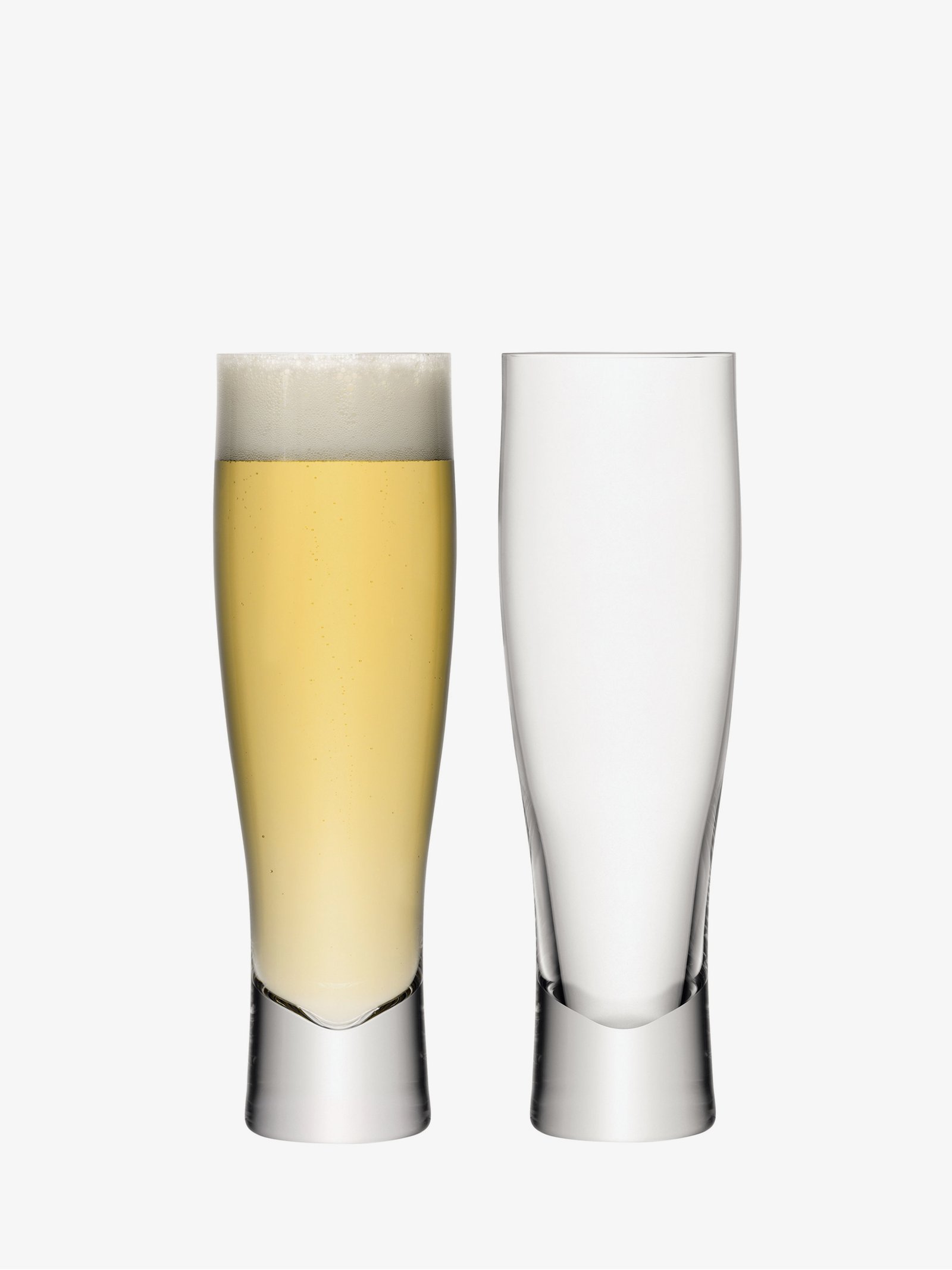 Lager Glass x 2 550ml, Clear Bar Collection LSA Drinkware