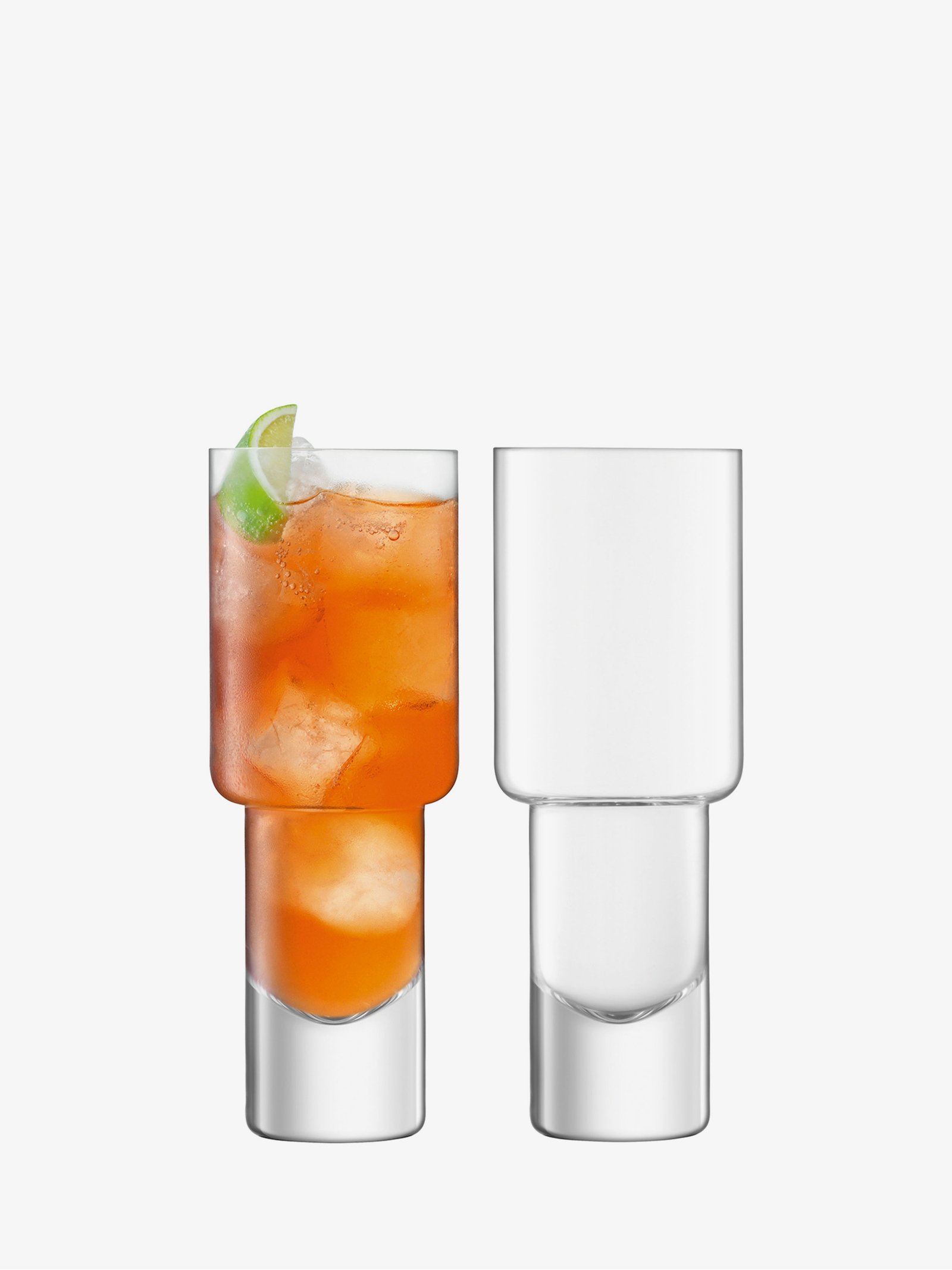 Mixer Glass x 2 400ml, Clear Vodka Collection LSA Drinkware