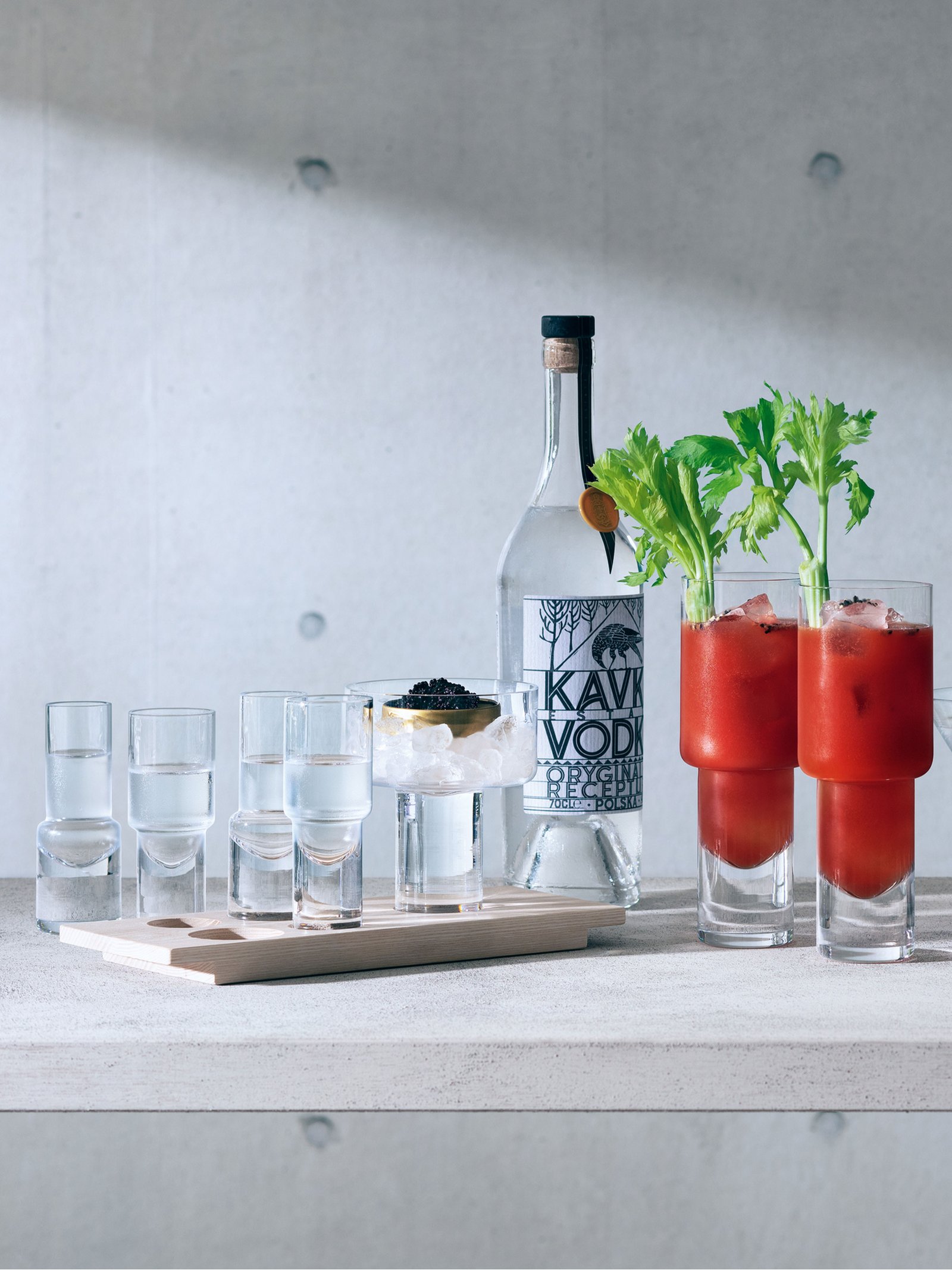 Serving Set L27cm, Clear Vodka Collection LSA Festive