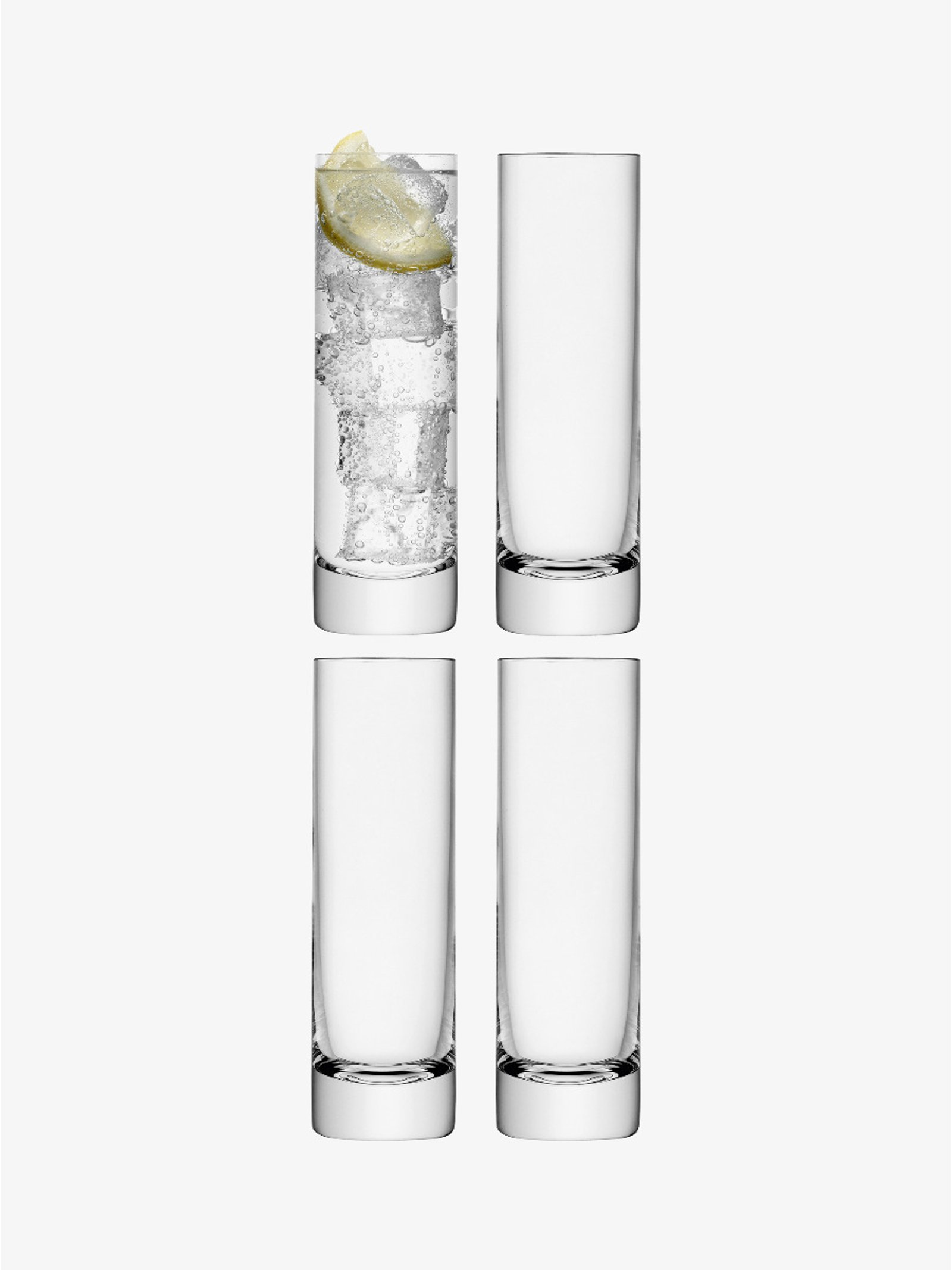 Long Drink Glass x 4 250ml, Clear Bar Collection LSA Drinkware