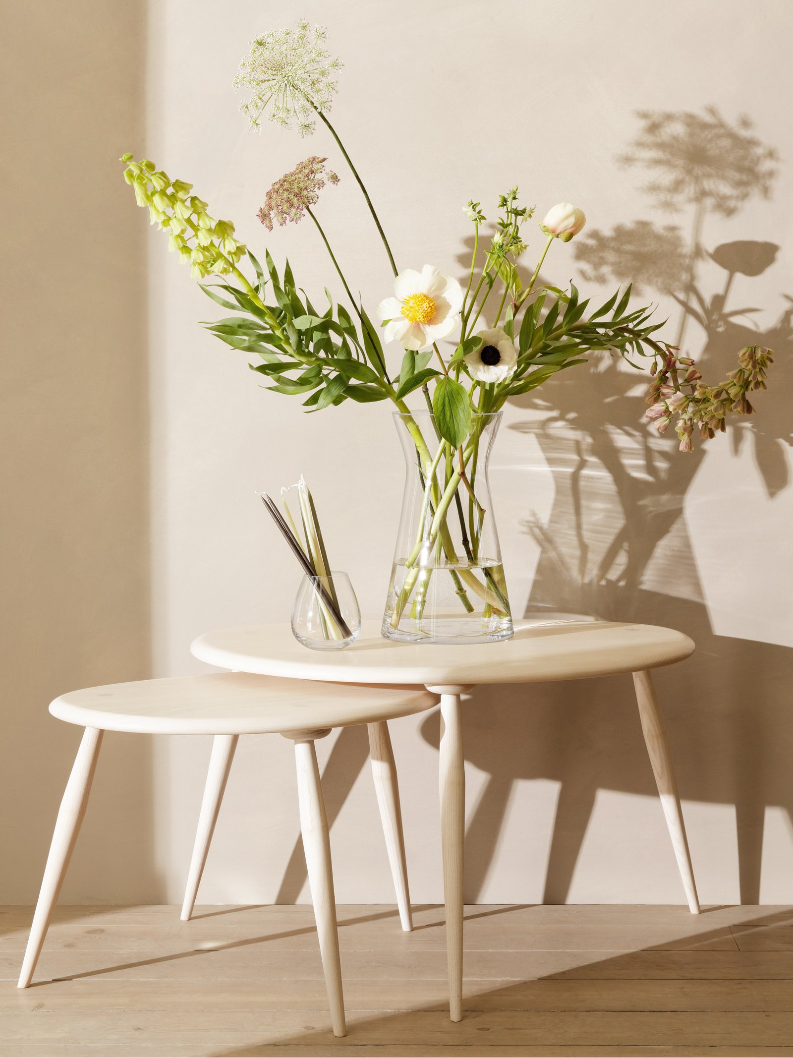 Mini Table Vase H9.5cm, Clear Flower Collection LSA Interior