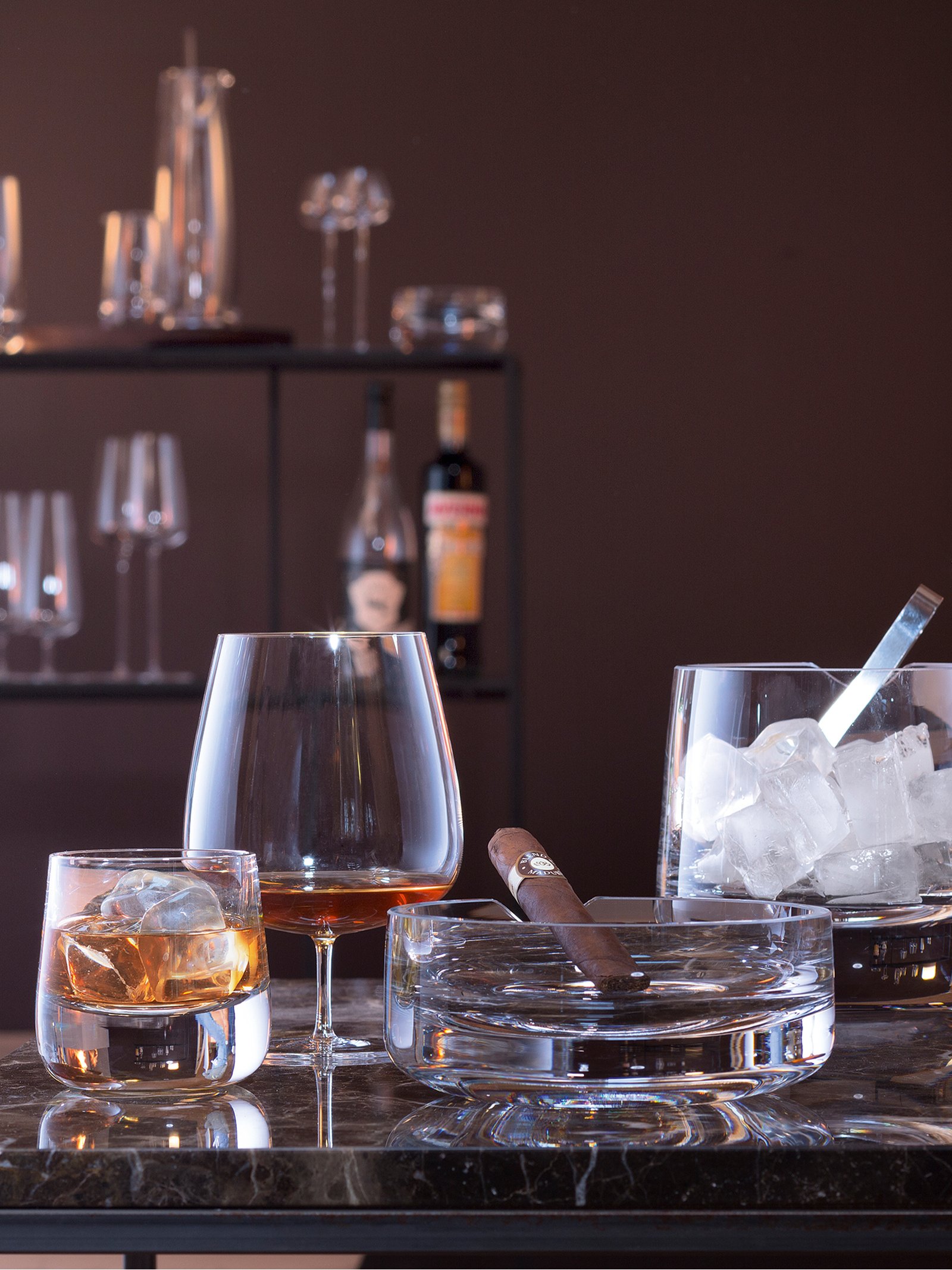 Cognac Balloon Glass x 2 900ml, Clear Bar Culture LSA Drinkware