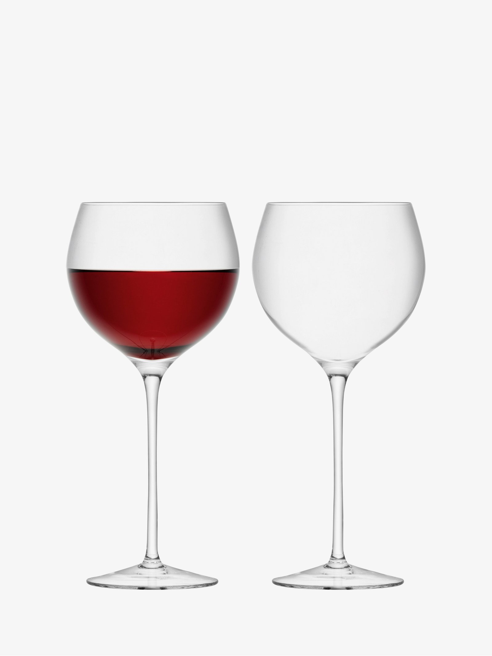 Wine Balloon Glass x 2 570ml, Clear | Wine Collection | LSA Drinkware
