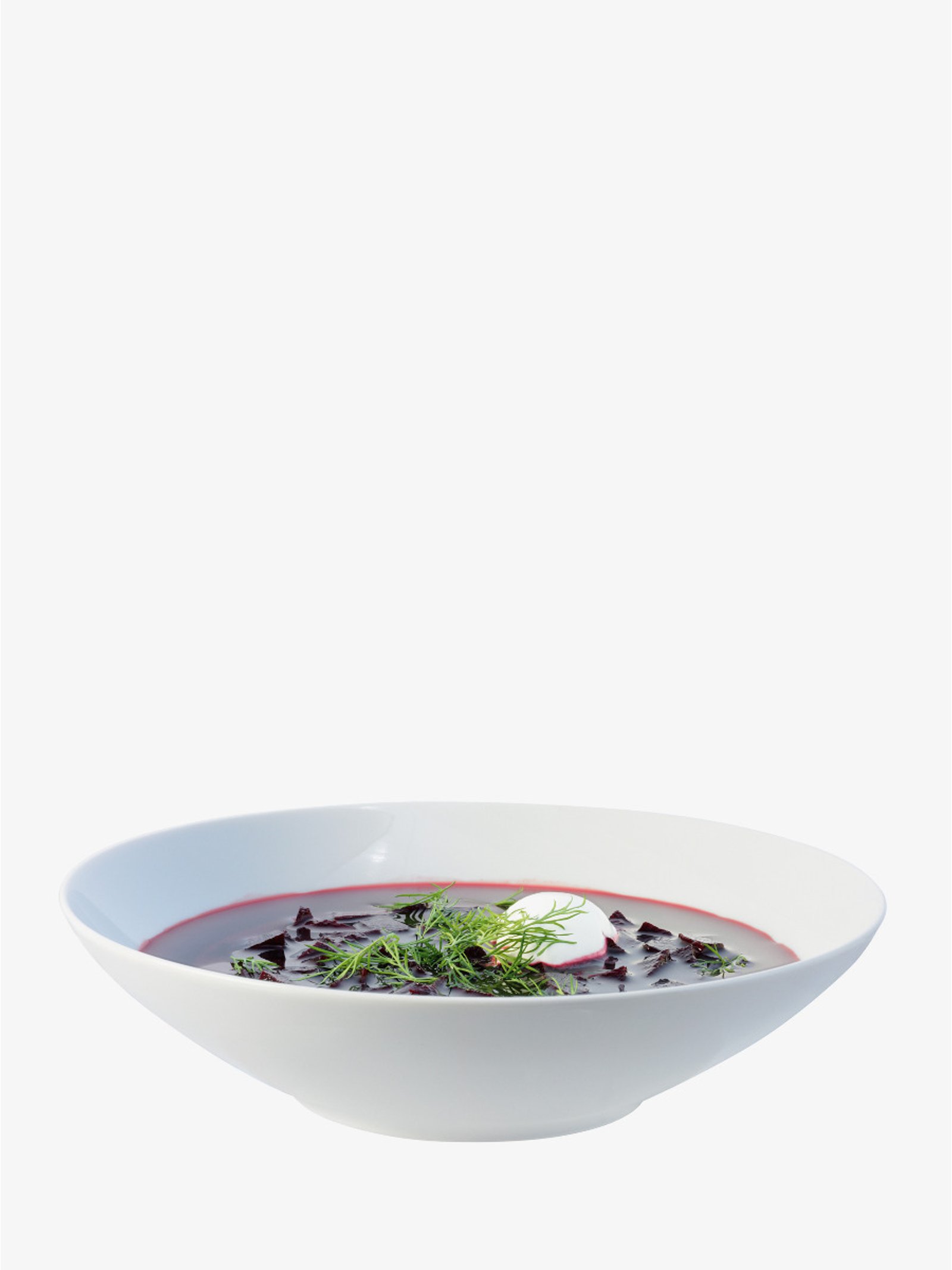 Soup/Pasta Bowl x 4 24cm, White Dine Collection LSA Tableware