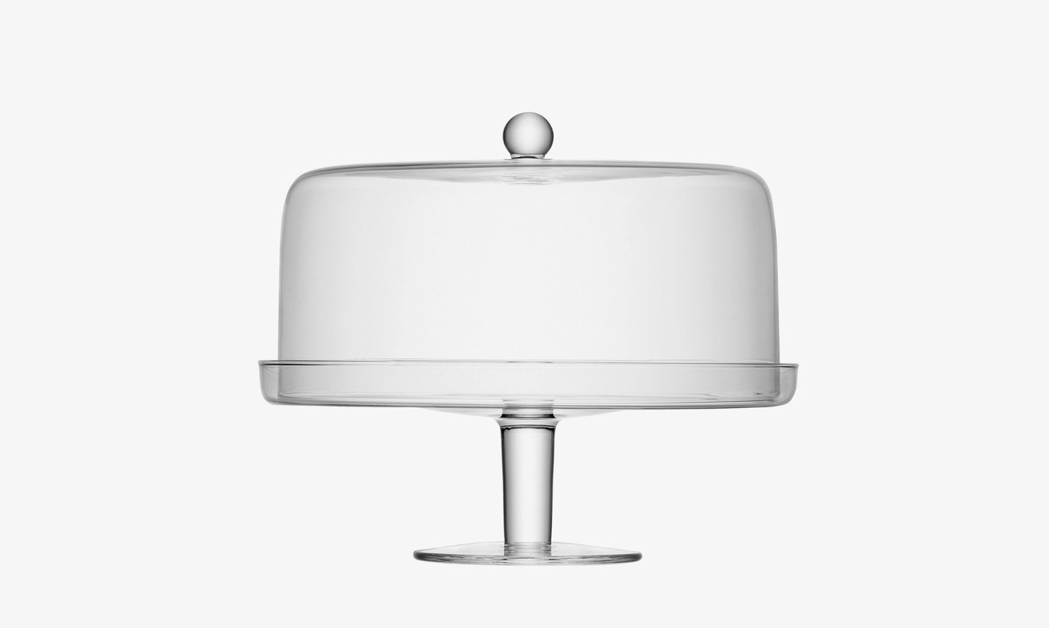 Clear LSA Vienna Cakestand & Cover Ø23cm/Ø20.5cm H34.5cm 