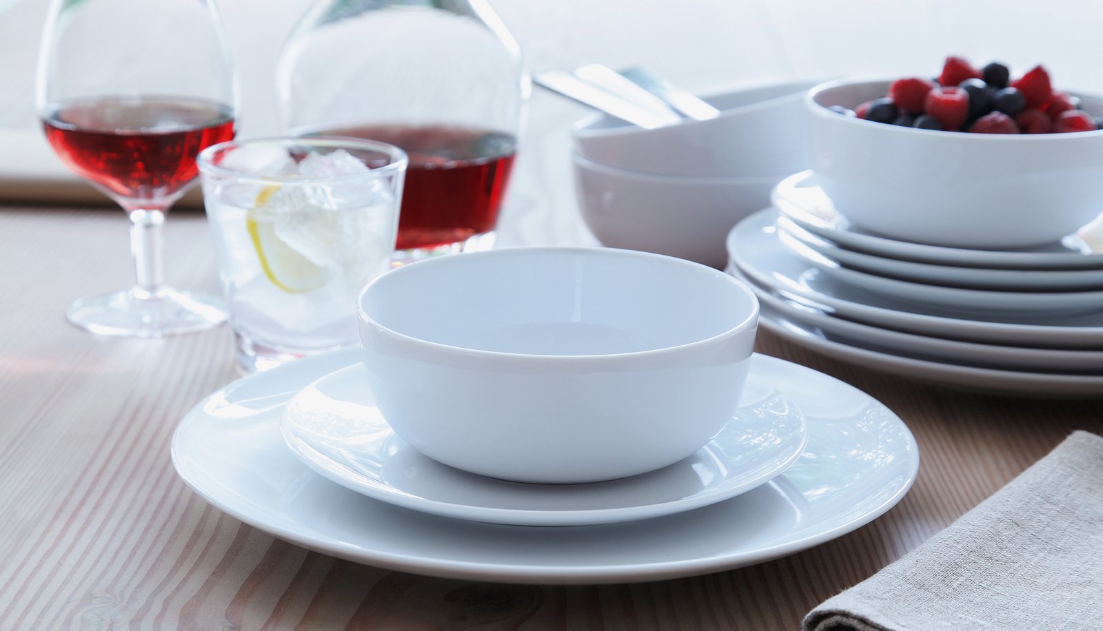 Plate Sets Porcelain Tableware LSA International