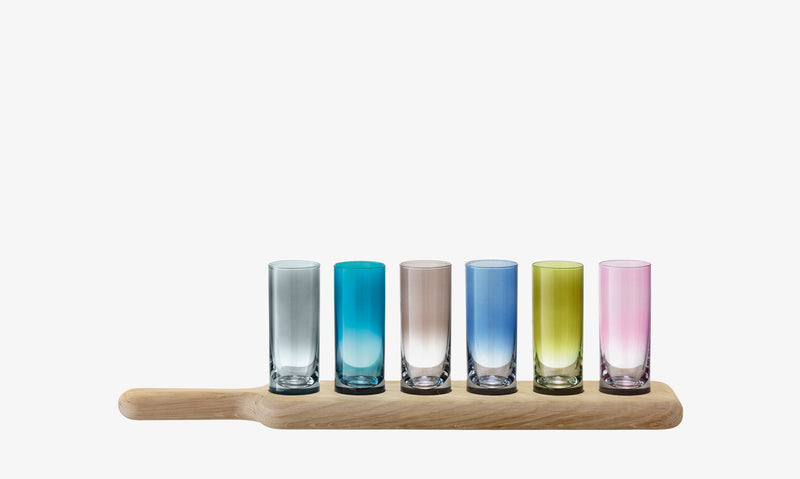 Vodka Set & Oak Paddle