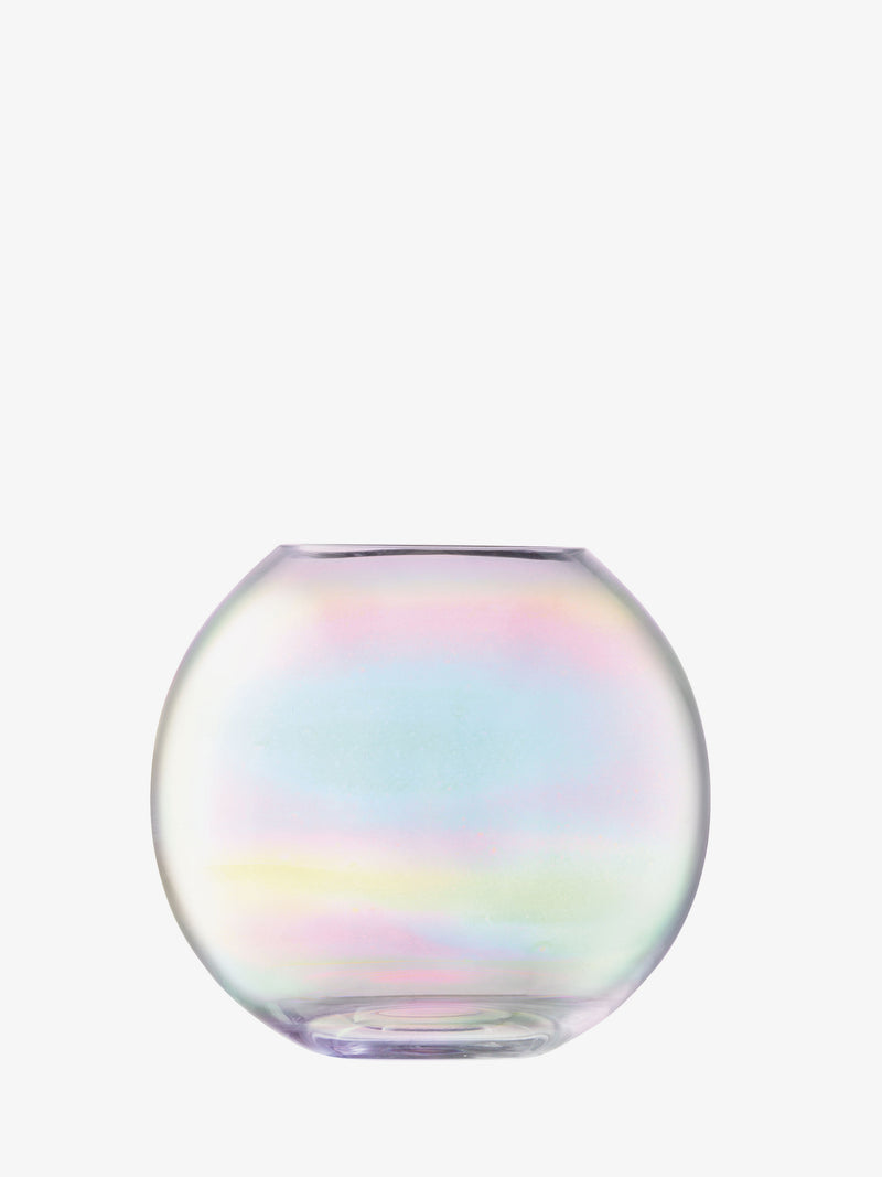 Vaso Da Fiori Guscio D'uovo Madreperla Rosa 11cm H11cm 2 Pezzi Vaso Da Fiori Guscio D'uovo Madreperla Rosa 11cm H11cm 2 Pezzi