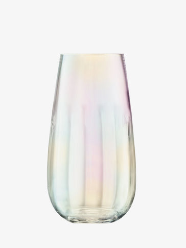 LSA PE22 Pearl, Vaso alto 28 cm, effetto madreperla