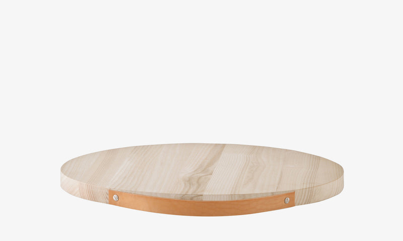 Board Ash & Leather Handle