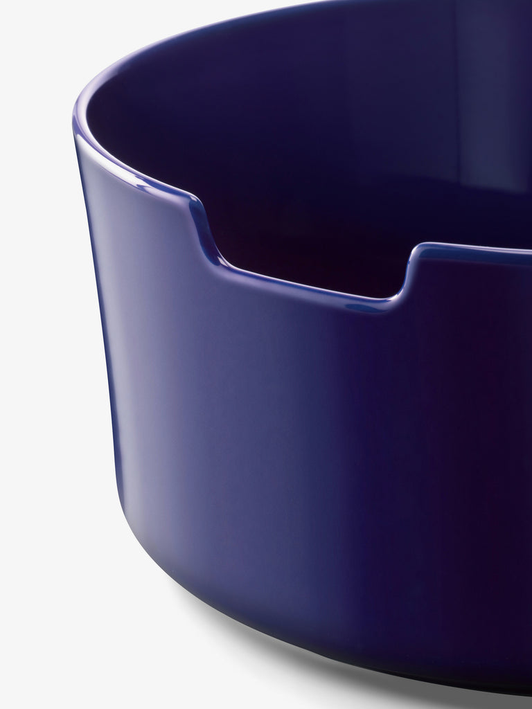 LSA SZ53 Set Per Insalata In Vetro Con Ciotola E Posate, Base In Rovere - Diametro 27 Cm, Trasparente, Elegante E Artigianale