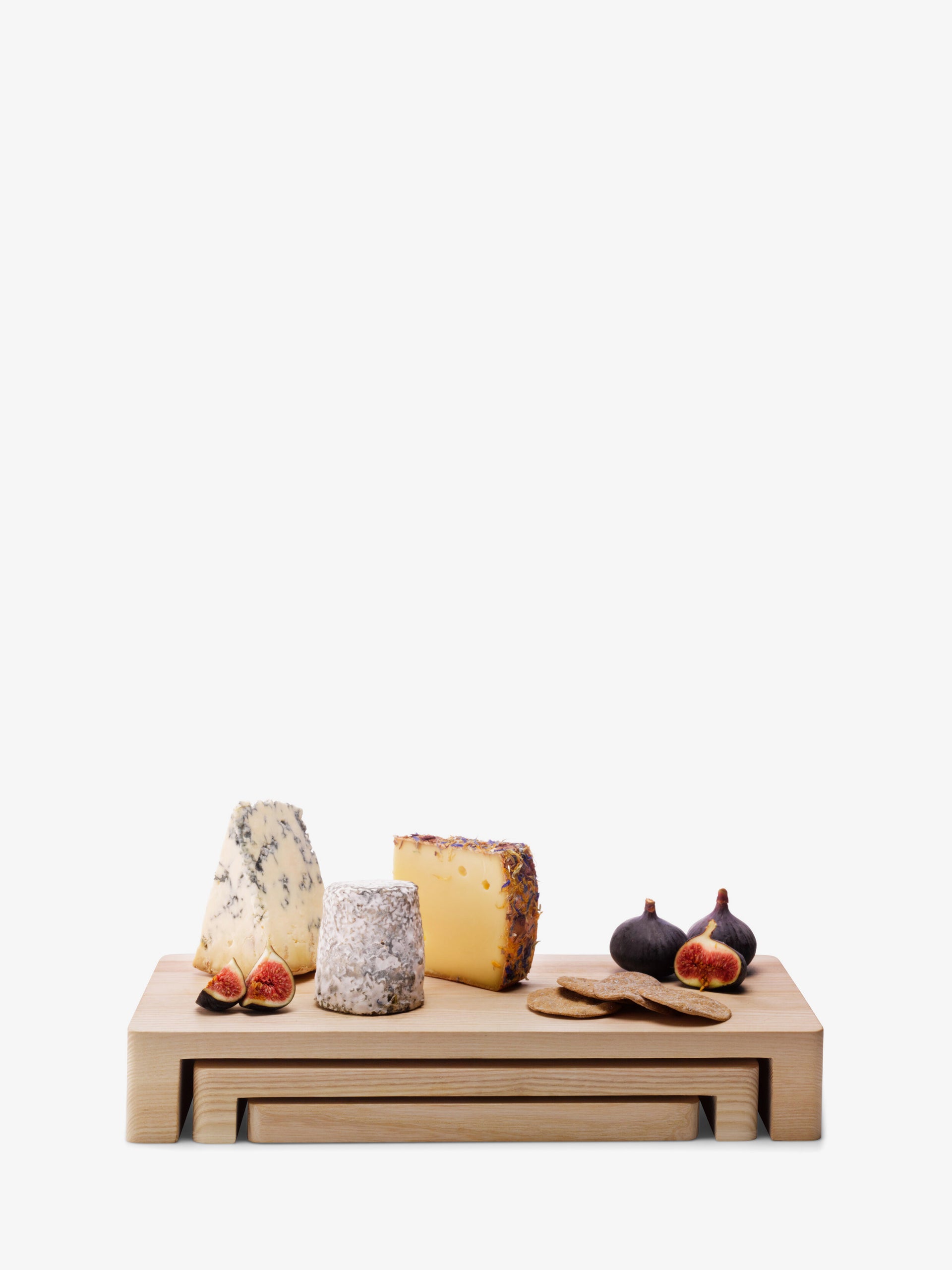 Ash Wood Platter Set