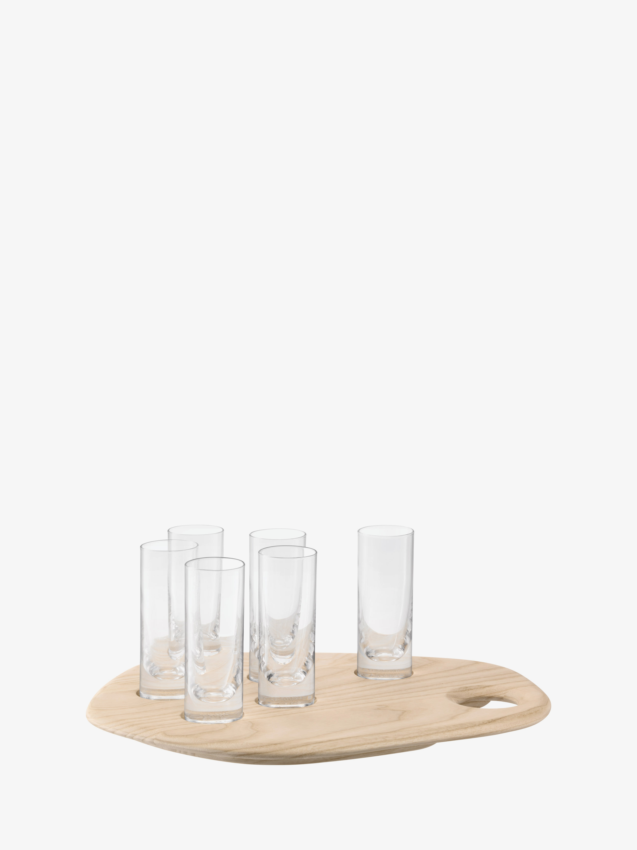 Shot Set Clear & Ash Board L11.5in | Palette | LSA Drinkware