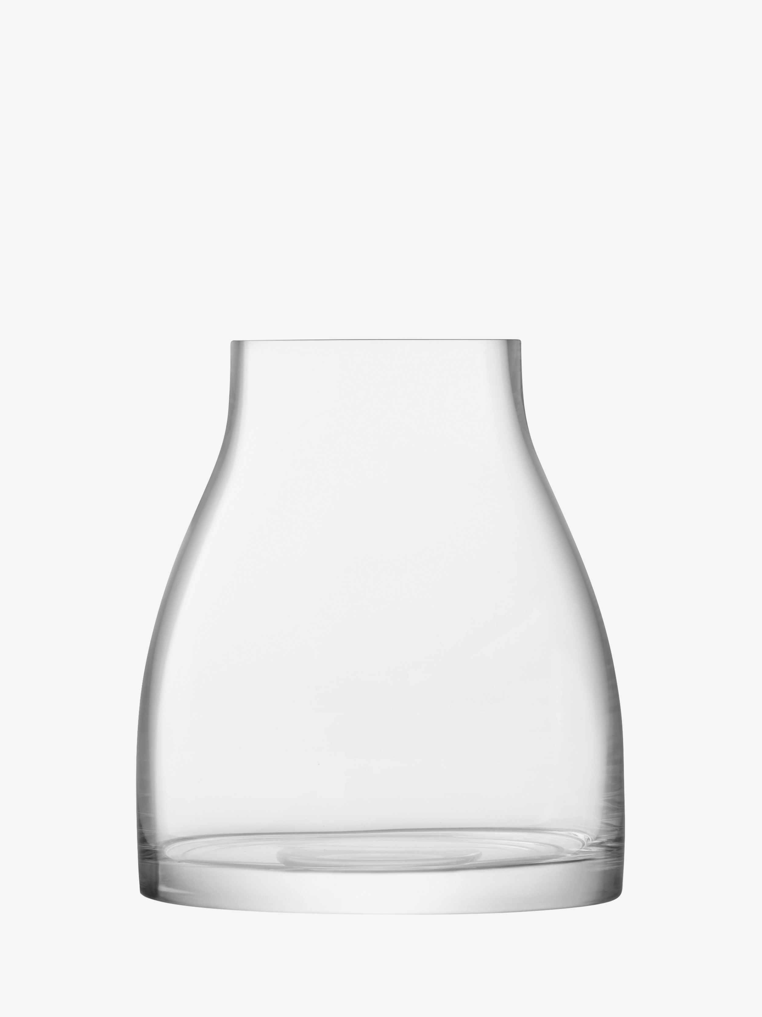 Kiln Vase H8.25in, Clear | Flower | LSA Interior
