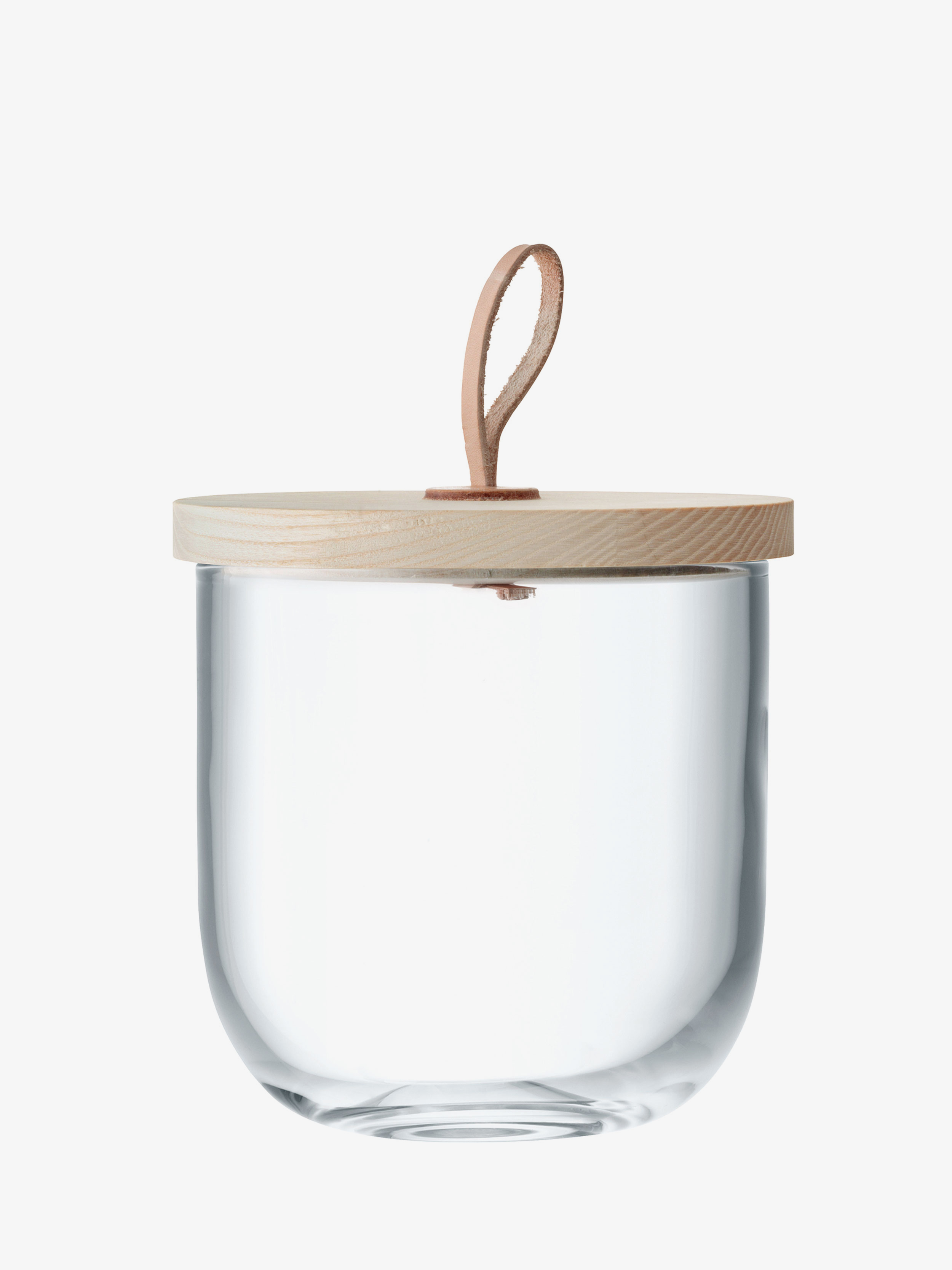 Container & Ash Lid H15.5cm, Clear | Ivalo Collection | LSA Tableware