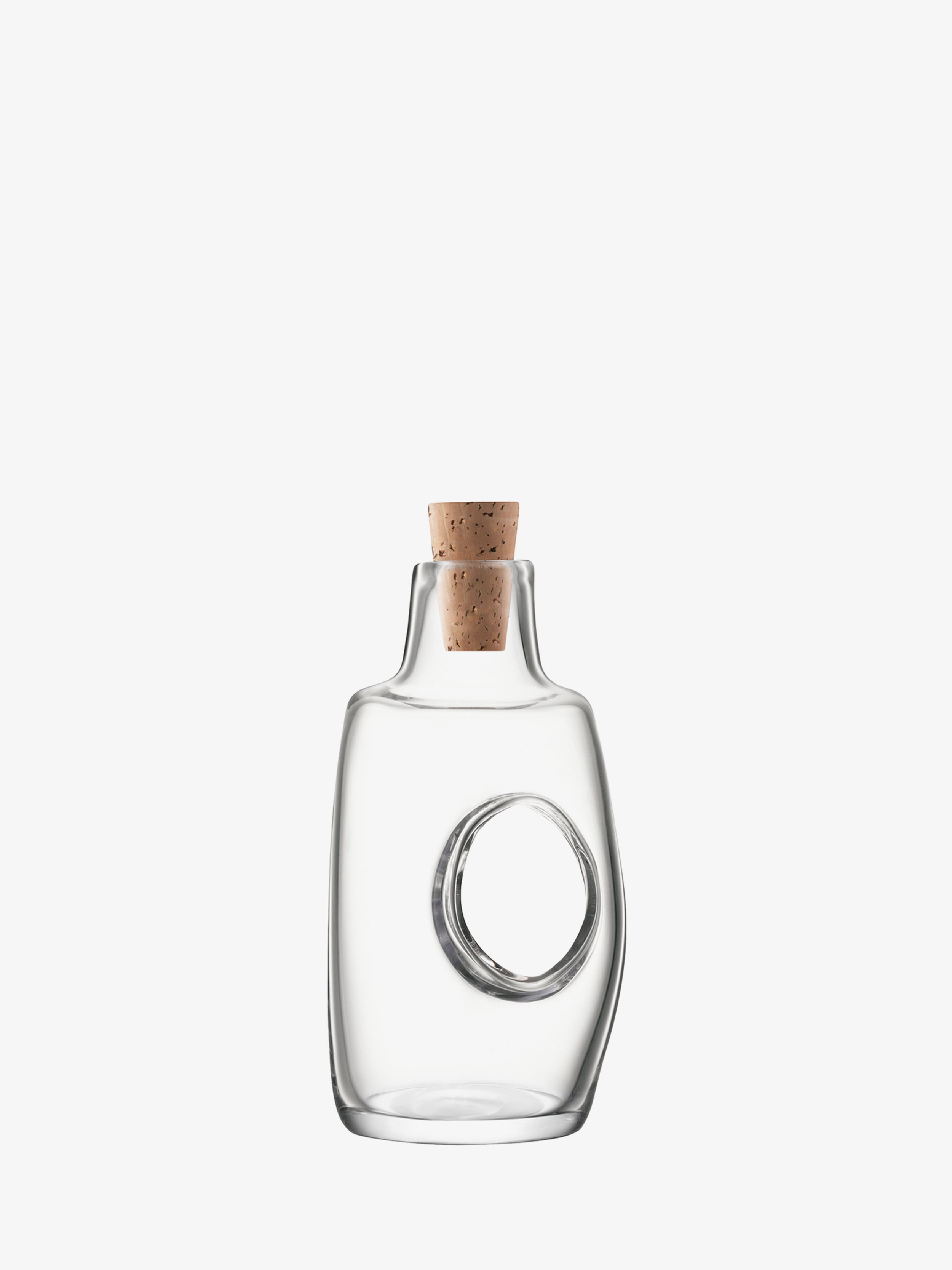 Oil/Vinegar Bottle & Cork Stopper 120ml, Clear Void LSA Tableware