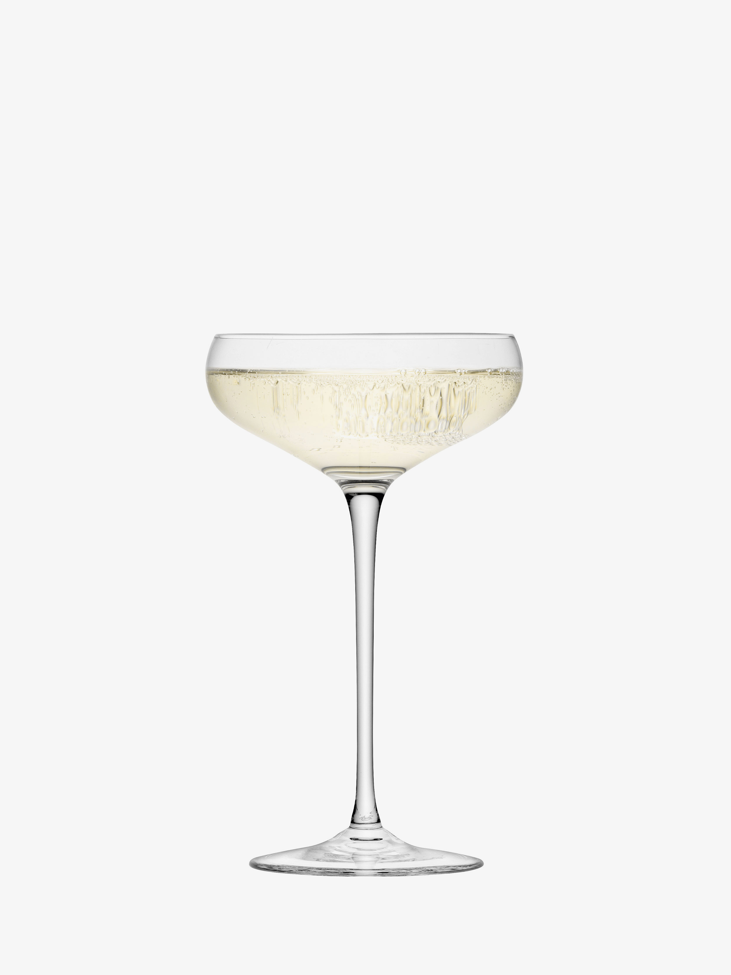 12 x 12 x 19 cm LSA International Vin Culture Champagne Soucoupe Transparent 320 ML X 2 
