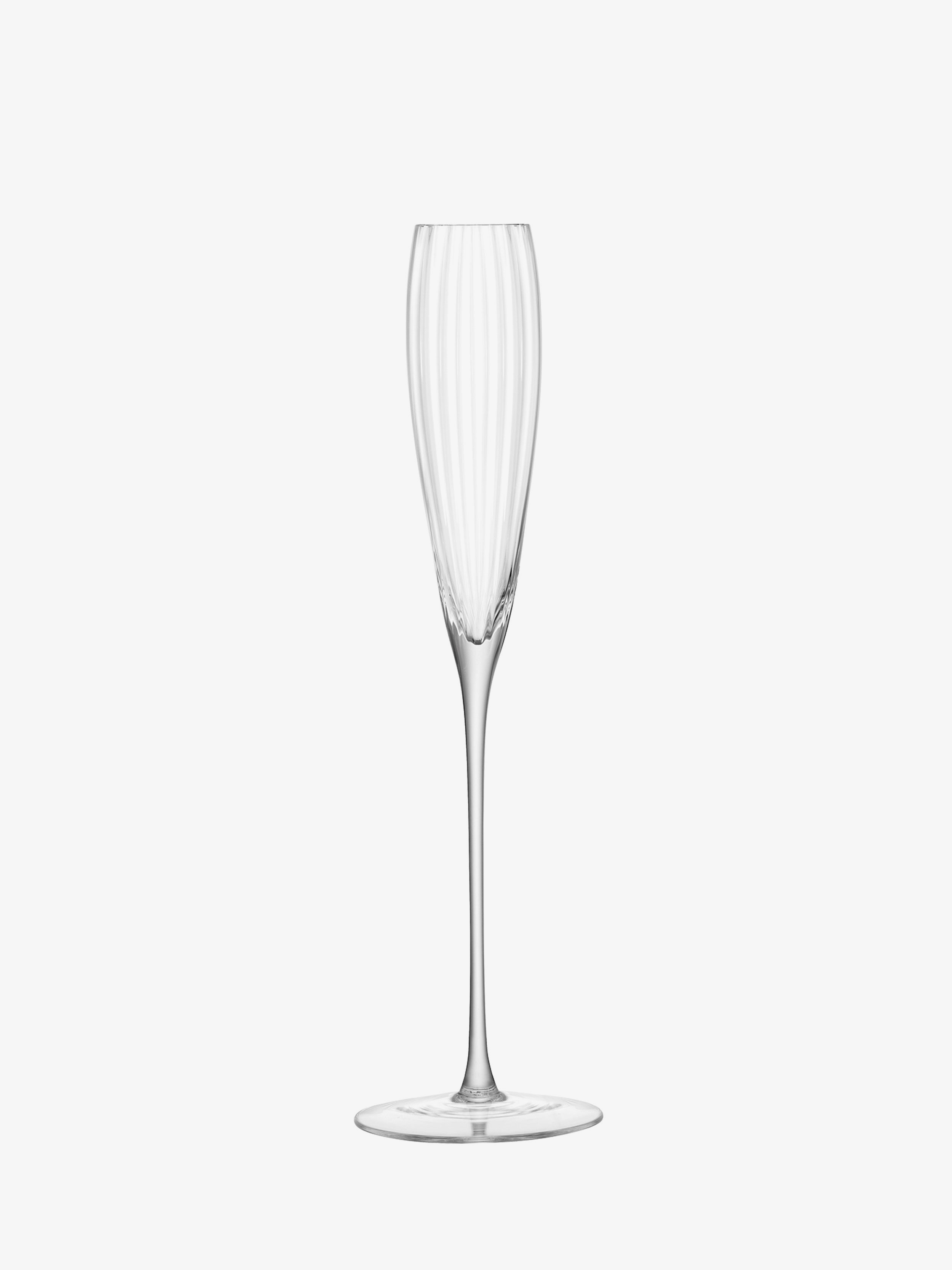 LSA Savoy Champagne Flute Set 2 200ml Clear