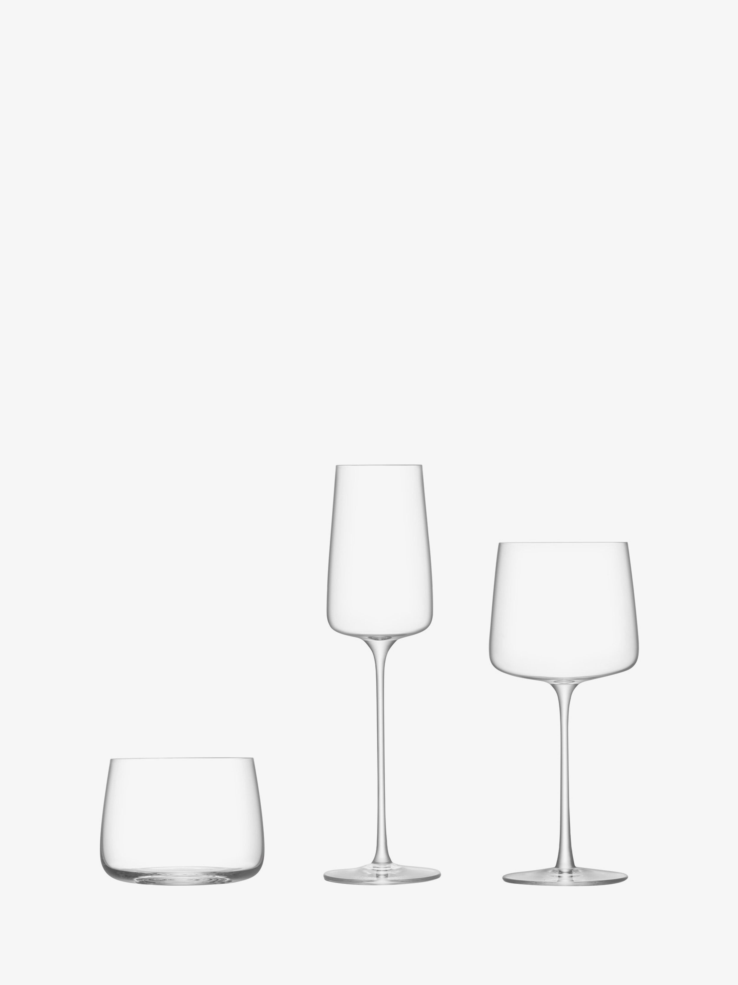 LSA Metropolitan Grand Cru Glass Set in Clear with Angular Shape - Dishwasher Safe and Tall Stemmed Drinking Glasses - 23 oz Drinkware - Pac並行輸入品 LSA International Metropolitan Grand Cru Glass 680ml Clear | Set of 4 |  Dishwasher Safe | MW04 : : Home \u0026 Kitchen