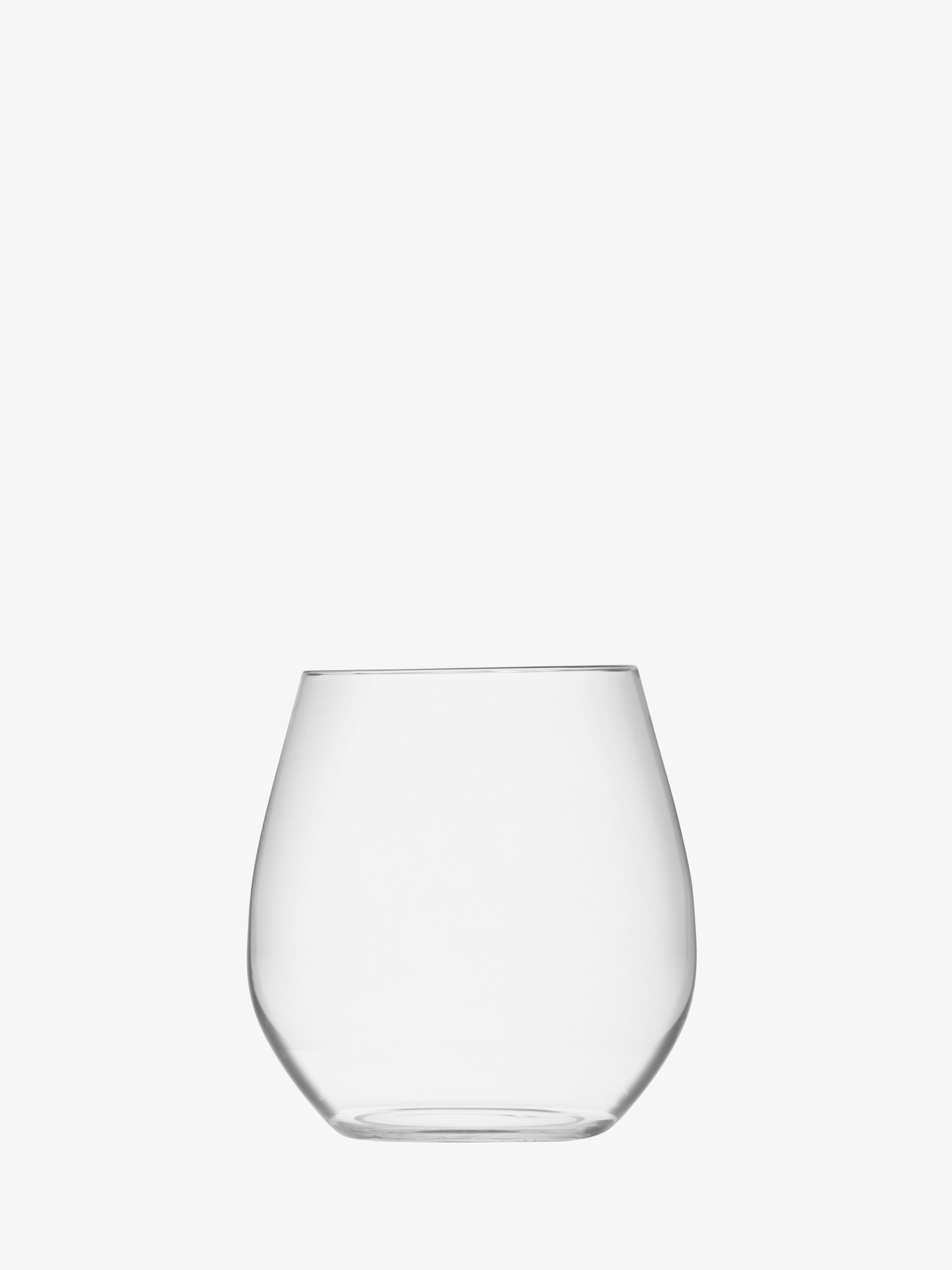 Stemless White Wine x 2 13oz, Clear | Wine | LSA Drinkware