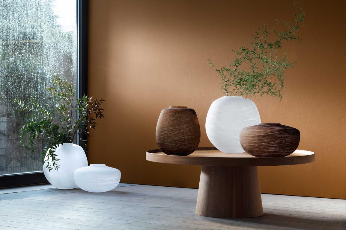 LSA (エルエスエー) BOULDER VASE BROWN H26cm インテリア小物 特価の