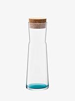 Carafe Cork Stopper 1 35l Clear Gio Collection Lsa Drinkware Black+blum eau carafe charcoal filter bottle | a binchotan active charcoal filter turns any water into the pure, delicious drinking kind of water. carafe cork stopper 1 35l clear