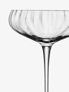 SÄLLSKAPLIG Coupe à champagne, verre transparent/à motifs, 21 cl