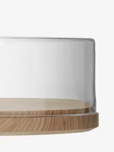 LOTTA ロッタ Cake / Cheese Dome & Ash Base LSA | Lotta Ash Base Cake/Cheese Dome | Unisex | Clear | Amara