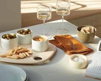 Shot Set Clear & Ash Board L11.5in | Palette | LSA Drinkware