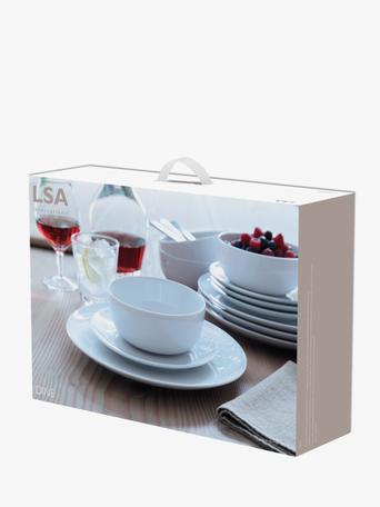 Glas LSA Dine Pastateller wei/ß