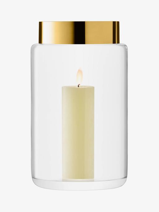 LSA エルエスエー Aurum Vase / Lantern クリア LAV03 G1746-20-358 高さ20cm / フラワーベース 花器 花瓶 キャンドルホルダー