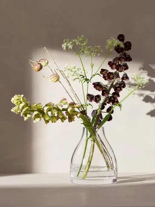 LSA international 花瓶　vase Kiln Vase H16cm, Clear | Flower | LSA Interior