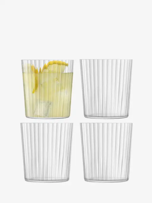 最新最全の 4 x Tumbler 13oz, Drinkware LSA | Line Gio | Clear グラス
