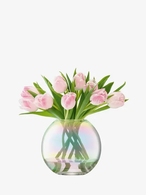 話題の人気 Vase Interior LSA | Pearl | pearl of Mother H6.25in, 花瓶・フラワースタンド