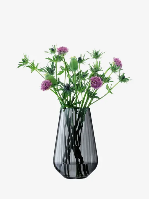Vase H28cm, Sheer Zinc | Zinc Collection | LSA Interior