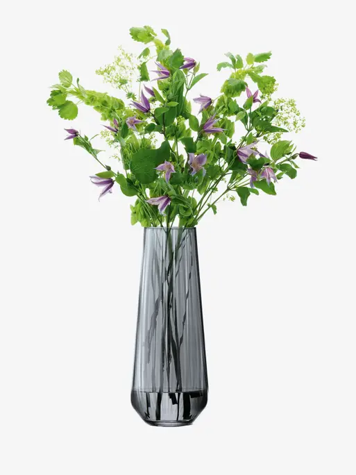 Vase H36cm, Sheer Zinc | Zinc Collection | LSA Interior