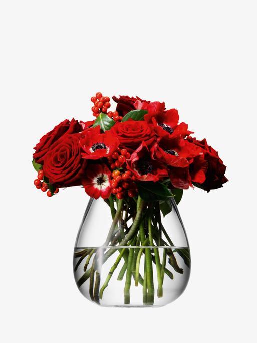 Table Bouquet Vase H17cm, Clear | Flower Collection | LSA Interior