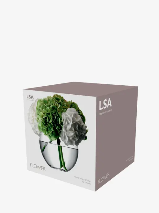 Vase H6.25in, Mother of pearl | Pearl | LSA Interior