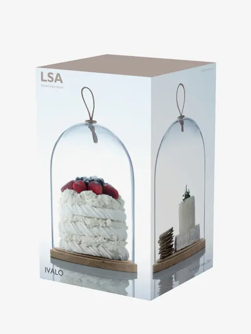 Dome & Ash Base 8.75in, Clear | Ivalo | LSA Tableware