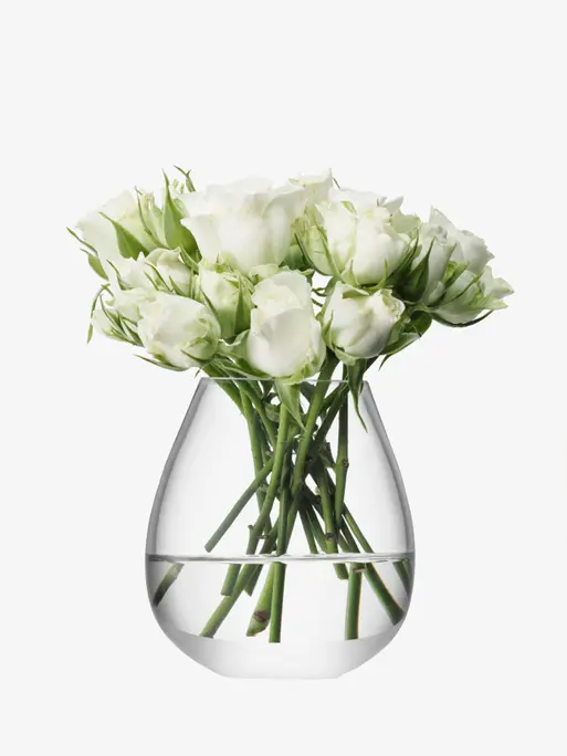 Mini Table Vase H3.75in, Clear | Flower | LSA Interior