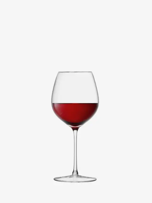 Red Wine Glass x 2 14oz, Clear | Wine | LSA Drinkware