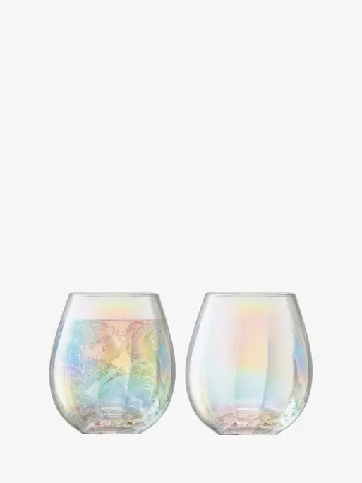 Tumbler x 2 425ml, Mother Of Pearl | Pearl Collection | LSA