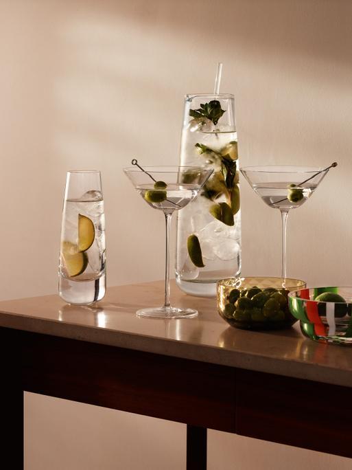 Jug & Stirrer 42oz, Clear | Bar Culture | LSA Drinkware