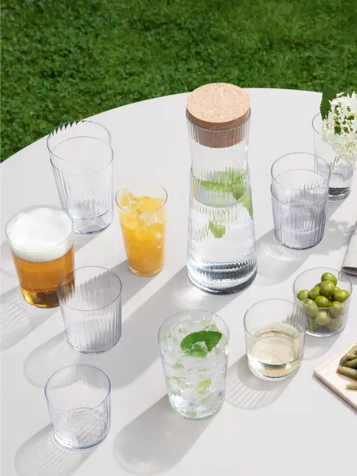 Tumbler x 4 13oz, Clear | Gio Line | LSA Drinkware